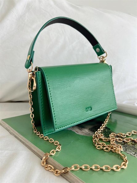 Mini Zarf Çanta Koyu Yeşil